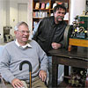 Willard Wight and Andy Swift on the Knox Marine Engine on January 26