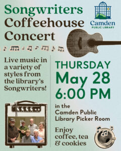 Thursday, 5/28: Songwriters Coffeehouse Concert