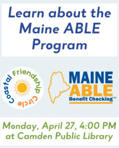 Monday, 4 PM: All About the Maine ABLE Program