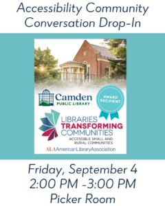 Accessibility Community Conversation Drop-In
