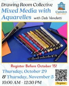 Register by 10/15 for Mixed-Media Aquarelle Workshop!