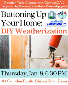 Thursday, 1/8: DIY Home Weatherization