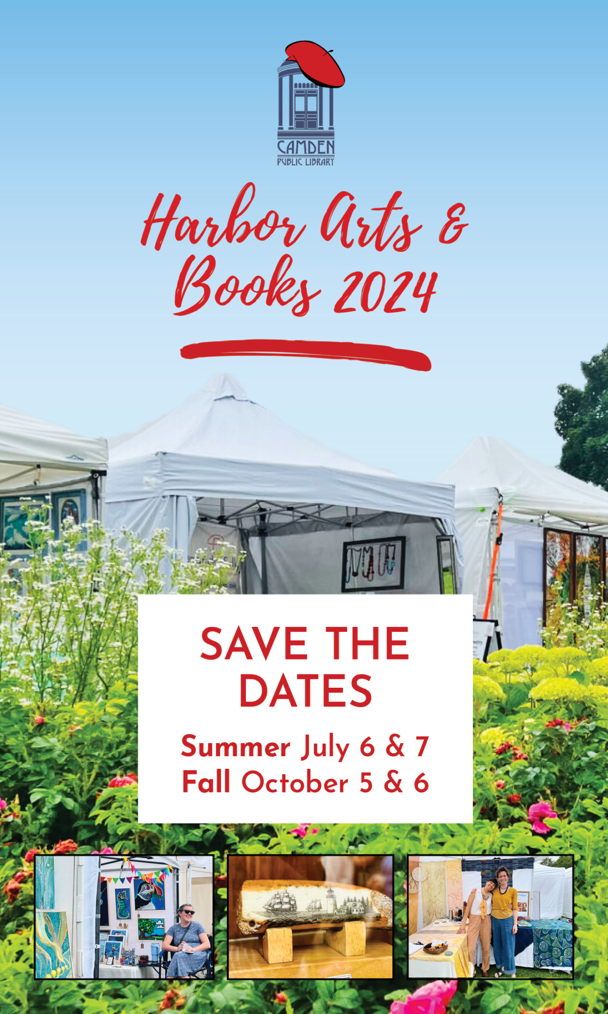 2024 Camden Harbor Arts and Books Fair