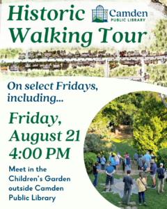 Historic Walking Tour on Friday, August 21