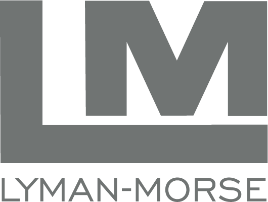 Lyman-Morse gray logo