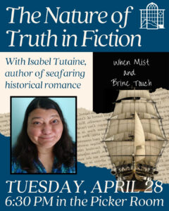 Tuesday, 6:30 PM: “The Nature of Truth in Fiction”