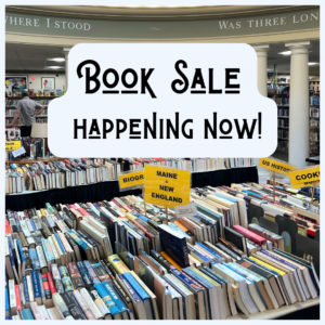Book Sale in the Rotunda: Happening Now!