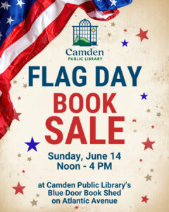 6/14: Flag Day Book Sale in the Blue Door Book Shed