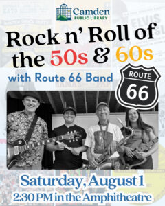 Saturday, 8/1: Rock n’ Roll of the 50s & 60s with Route 66 Band