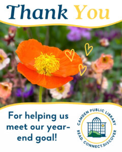 Thank you for helping us meet our goal!