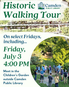 Friday at 4 PM: Historic Walking Tour